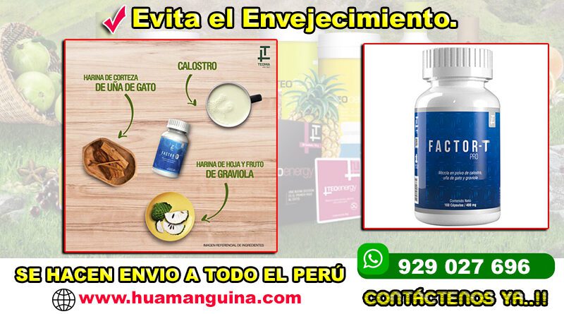 FACTOR T PRO FRASCO DE 100 CÁPSULAS teoma