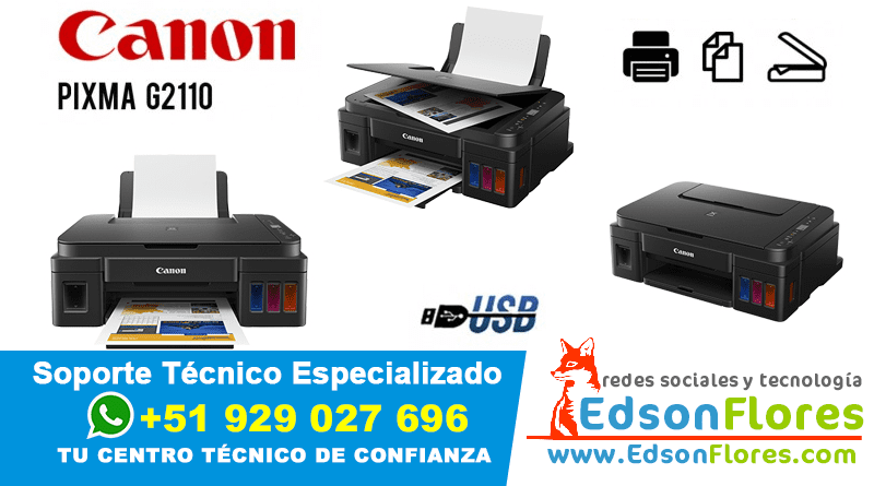 Impresora Multifuncional Canon Pixma G-2110 2021