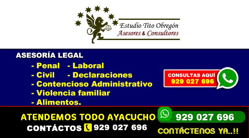 Abogados en Ayacucho Perú Huamanguina