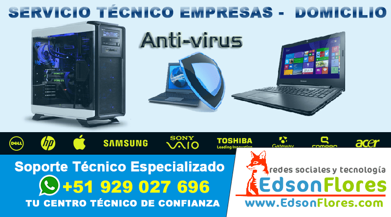 Servicio Técnico Computadoras en Ayacucho Edson Flores 2021