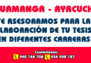 Asesoría de Tesis todas las Carreras en Ayacucho