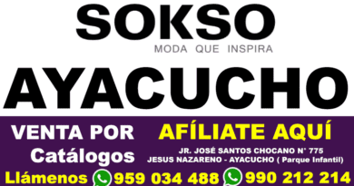 Sokso Ayacucho ropa y accesorios