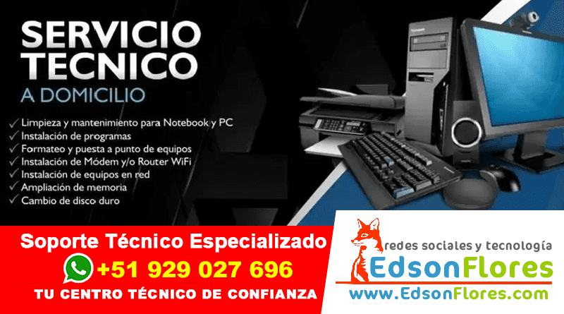 Soporte tecnico en Ayacucho Huamanga Vraem Huanta Perú 2021