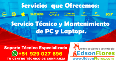 Servicio de Soporte Informatico Ayacucho Windows Perú