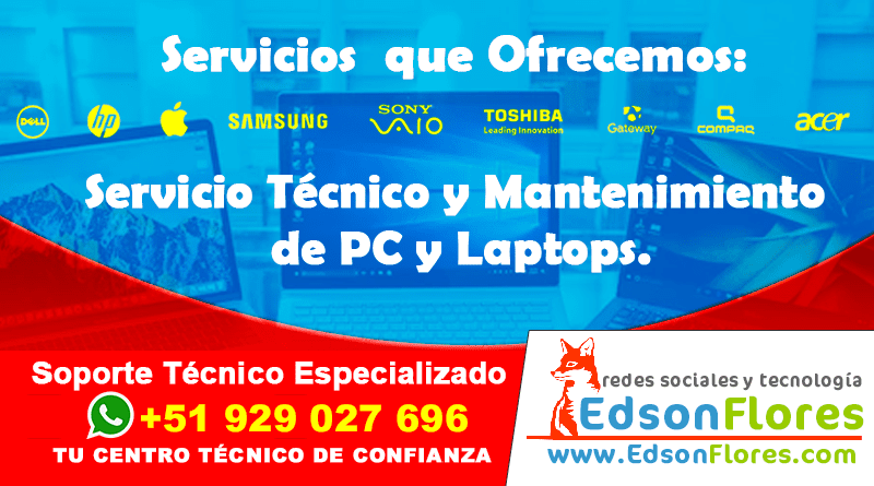 Servicio de Soporte Informatico Ayacucho Windows Perú
