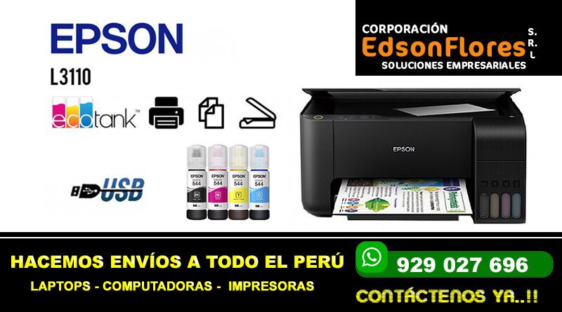 Impresora EPSON L3110 Ecotank