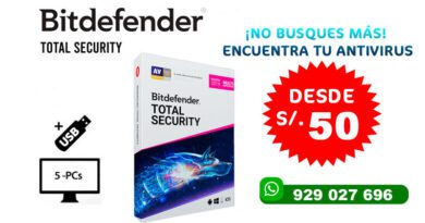 ANTIVIRUS BITDEFENDER TOTAL SECURITY