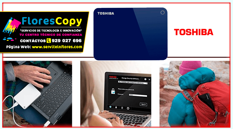Disco Duro de 1TB Externo USB 3.0 Toshiba Canvio Advance