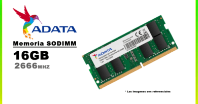 MEMORIA SODIMM DDR4 16GB 2666 ADATA