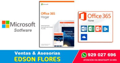 MICROSOFT OFFICE 365 Home 6 para Usuarios Ayacucho Surquillo