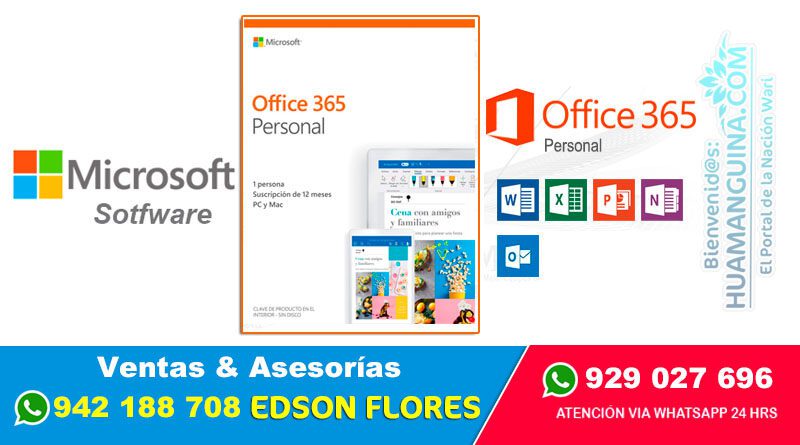 MICROSOFT OFFICE 365 Personal Ayacucho Surquillo