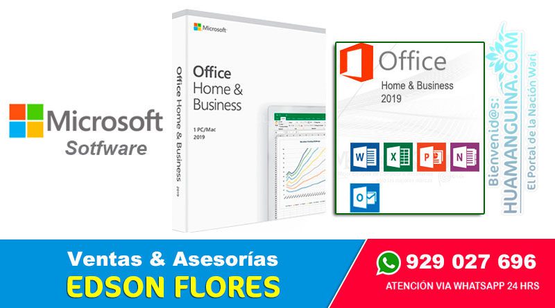 MICROSOFT OFFICE Home & Business ESD 2019 1PC AYACUCHO SURQUILLO